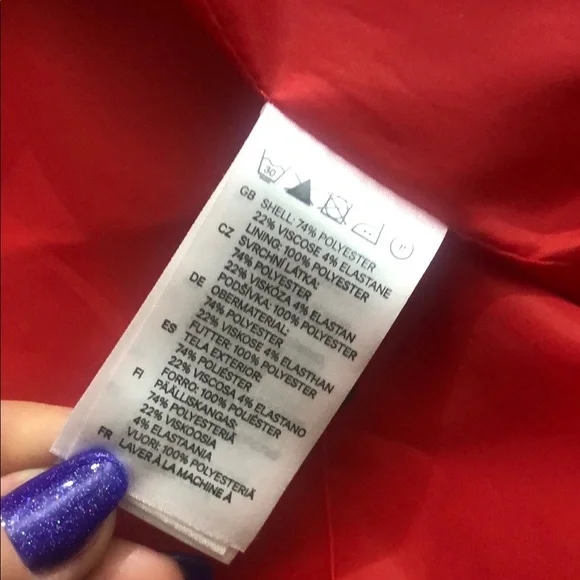 H&M Red Blazer - Picture 6 of 9